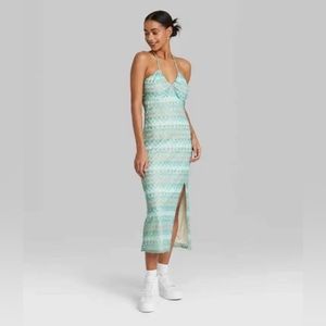 Women's Crochet Slip Dress - Wild Fable NWT Large
